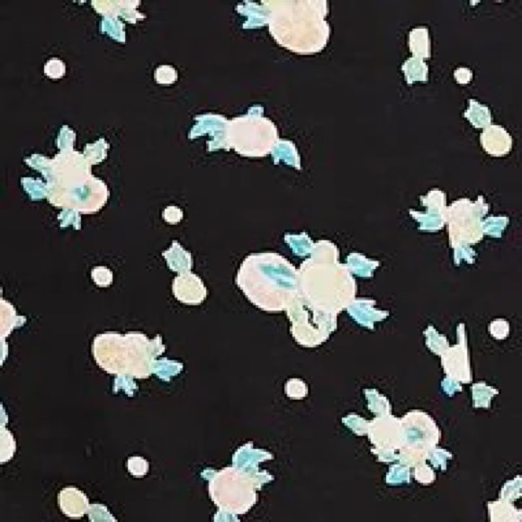 Free People Black Lemon Floral Print Mini Dress - Picture 9 of 11